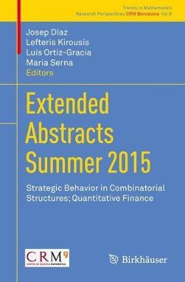 Extended Abstracts Summer 2015(English, Paperback, unknown)