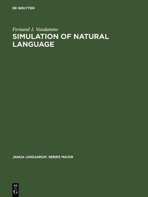 Simulation of natural language(English, Electronic book text, Vandamme Fernand J.)