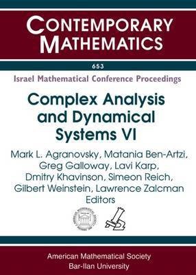 Complex Analysis and Dynamical Systems VI(English, Paperback, unknown)