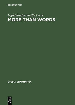 More than Words(English, Hardcover, unknown)