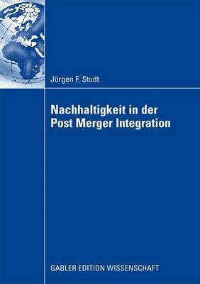 Nachhaltigkeit in Der Post Merger Integration(English, Electronic book text, Studt J)