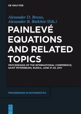 Painleve Equations and Related Topics(English, Electronic book text, unknown)