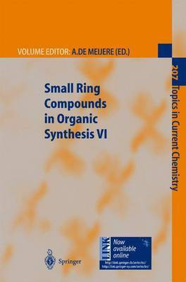 Small Ring Compounds in Organic Synthesis VI(English, Hardcover, unknown)