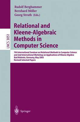 Relational and Kleene-Algebraic Methods in Computer Science(English, Electronic book text, Berghammer R)