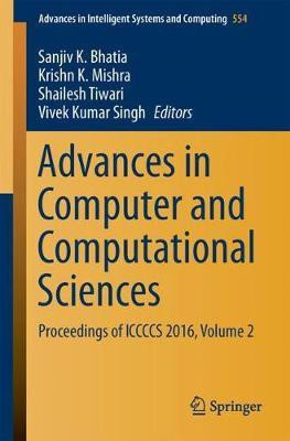 Advances in Computer and Computational Sciences(English, Paperback, unknown)