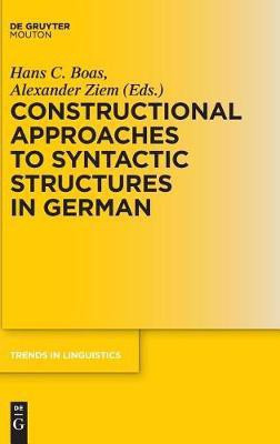 Constructional Approaches to Syntactic Structures in German(English, Hardcover, unknown)