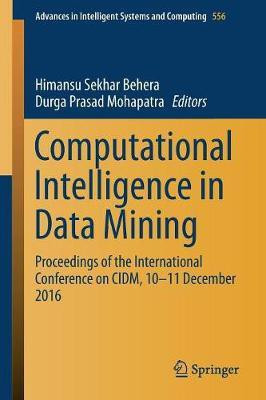Computational Intelligence in Data Mining(English, Paperback, unknown)