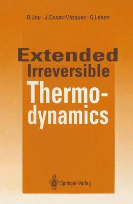 Extended Irreversible Thermodynamics(English, Paperback, Jou David)