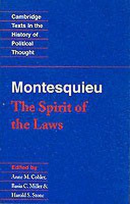 Montesquieu: The Spirit of the Laws 1 Edition(English, Paperback, Montesquieu Charles de)