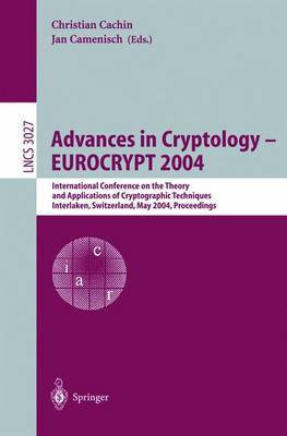 Advances in Cryptology(English, Electronic book text, Cachin Christian)