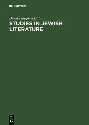 Studies in Jewish literature(English, Hardcover, unknown)