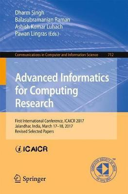 Advanced Informatics for Computing Research(English, Paperback, unknown)