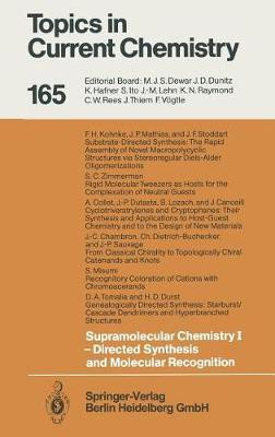 Supramolecular Chemistry I - Directed Synthesis and Molecular Recognition(English, Hardcover, unknown)