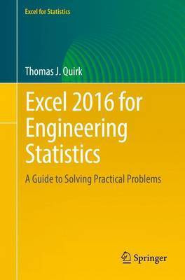 Excel 2016 for Engineering Statistics(English, Paperback, Quirk Thomas J.)
