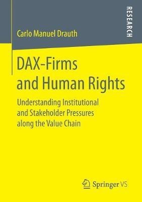 DAX-Firms and Human Rights(English, Paperback, Drauth Carlo Manuel)