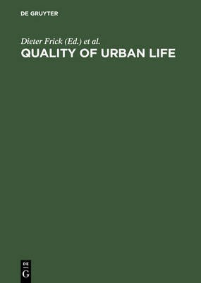 Quality of Urban Life(English, Electronic book text, unknown)