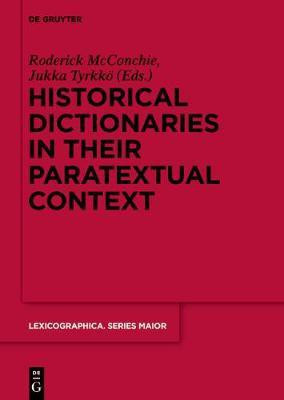 Historical Dictionaries in their Paratextual Context(English, Hardcover, unknown)