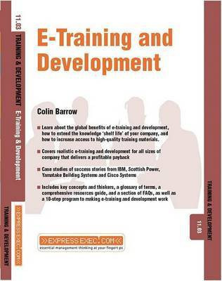 E-Training and Development(English, Electronic book text, Barrow Colin)