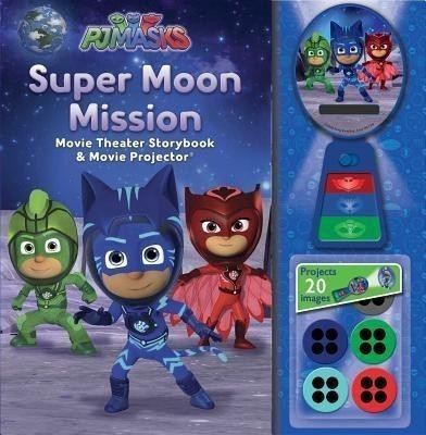 Pj Masks: Super Moon Mission Movie Theater Storybook & Movie Projector(English, Hardcover, Pj Masks)