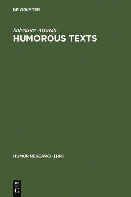Humorous Texts(English, Electronic book text, Attardo Salvatore)