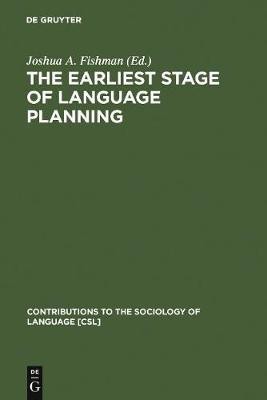 The Earliest Stage of Language Planning(English, Electronic book text, unknown)