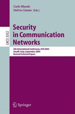 Security in Communication Networks(English, Electronic book text, Blundo Carlo)
