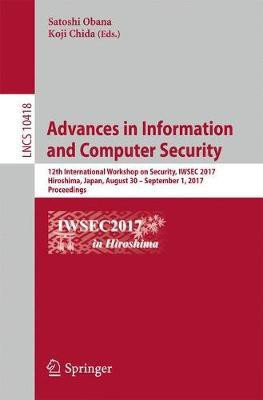Advances in Information and Computer Security(English, Paperback, unknown)