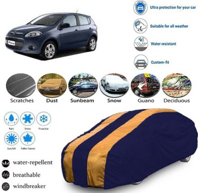 Bristle Car Cover For Fiat Palio (Without Mirror Pockets)(Blue, Orange, For 2018, 2019 Models)