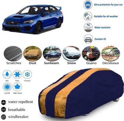 Bristle Car Cover For Subaru Universal For Car (With Mirror Pockets)(Blue, Orange, For 2018, 2019 Models)