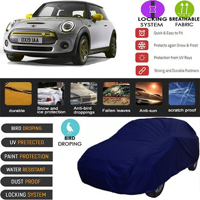 CREEPER Car Cover For Mini Cooper Universal For Car (With Mirror Pockets)(Blue, For 2018, 2019 Models)