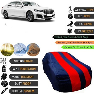 CREEPER Car Cover For BMW Universal For Car (With Mirror Pockets)(Blue, Red, For 2018, 2019 Models)