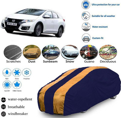 CREEPER Car Cover For Tata Estate (With Mirror Pockets)(Blue, Orange, For 2018, 2019 Models)