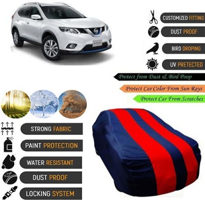Bristle Car Cover For Nissan Universal For Car (With Mirror Pockets)(Blue, Red, For 2018, 2019 Models)