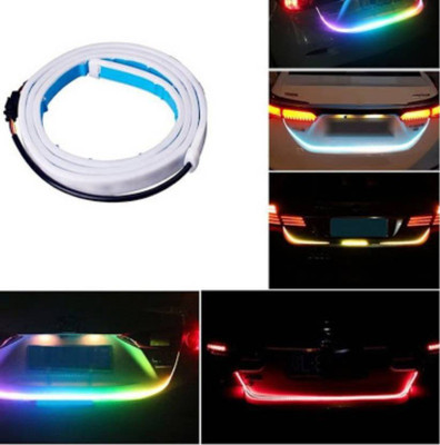 Auto Mac Led Strip Trunk/Dicky/Boot/Tail Lights Streamer Brake Turn Signal Light 3457 Car Fancy Lights(Multicolor)