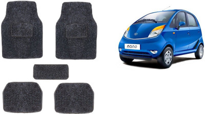 Autofetch Rubber Standard Mat For  Tata Nano(Black)