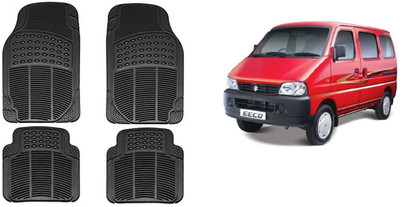 Autofetch Rubber Standard Mat For  Maruti Suzuki Eeco(Black)