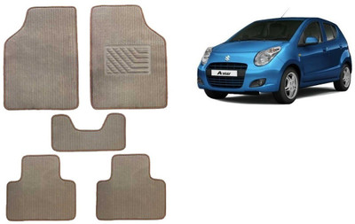 Autofetch Rubber Standard Mat For  Maruti Suzuki A-Star(Beige)