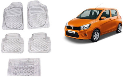Autofetch Rubber Standard Mat For  Maruti Suzuki Celerio(White)