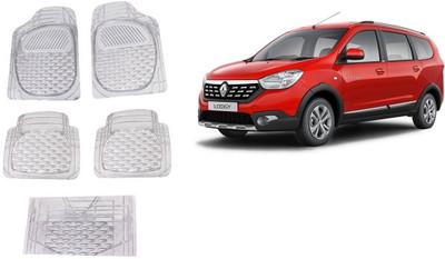 Autofetch Rubber Standard Mat For  Renault Lodgy(White)