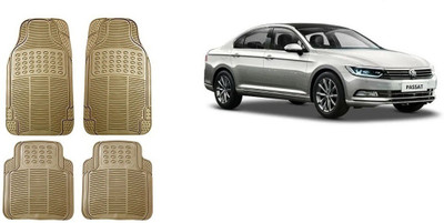 Autofetch Rubber Standard Mat For  Volkswagen Passat(Beige)