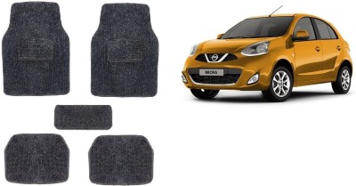Autofetch Rubber Standard Mat For  Nissan Micra(Black)