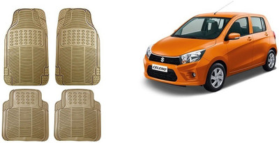 Autofetch Rubber Standard Mat For  Maruti Suzuki Celerio(Beige)