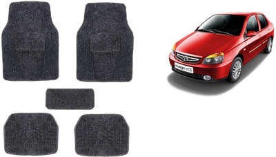 Autofetch Rubber Standard Mat For  Tata Indigo CS(Black)