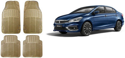 Autofetch Rubber Standard Mat For  Maruti Suzuki Ciaz(Beige)