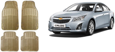 Autofetch Rubber Standard Mat For  Chevrolet Cruze(Beige)