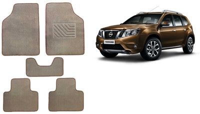 Autofetch Rubber Standard Mat For  Nissan Terrano(Beige)