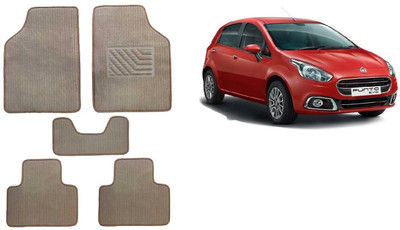 Autofetch Rubber Standard Mat For  Fiat Punto Evo(Beige)