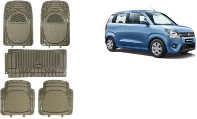 Autofetch Rubber Standard Mat For  Universal For Car(Green)