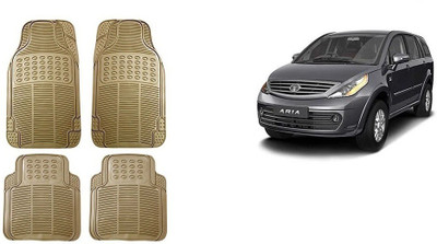 Autofetch Rubber Standard Mat For  Tata Aria(Beige)