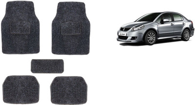 Autofetch Rubber Standard Mat For  Maruti Suzuki SX4(Black)